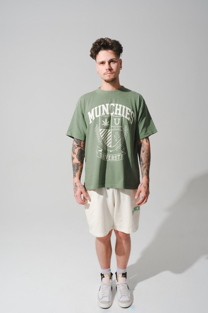 Munchies Logo Shorts - Cream - Men