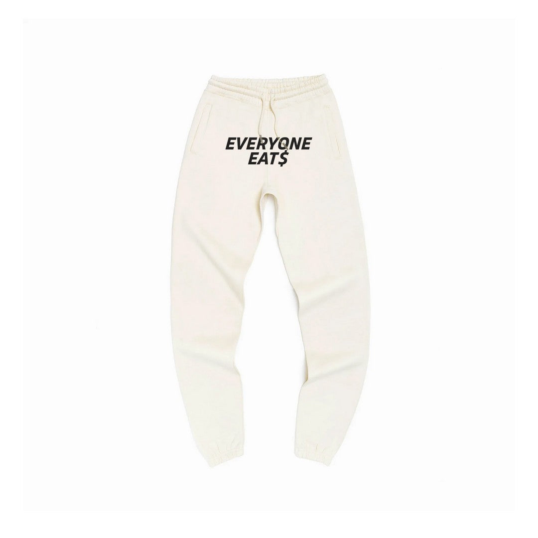 Everyone Eats Sweats - Cream with Black Logo - Women