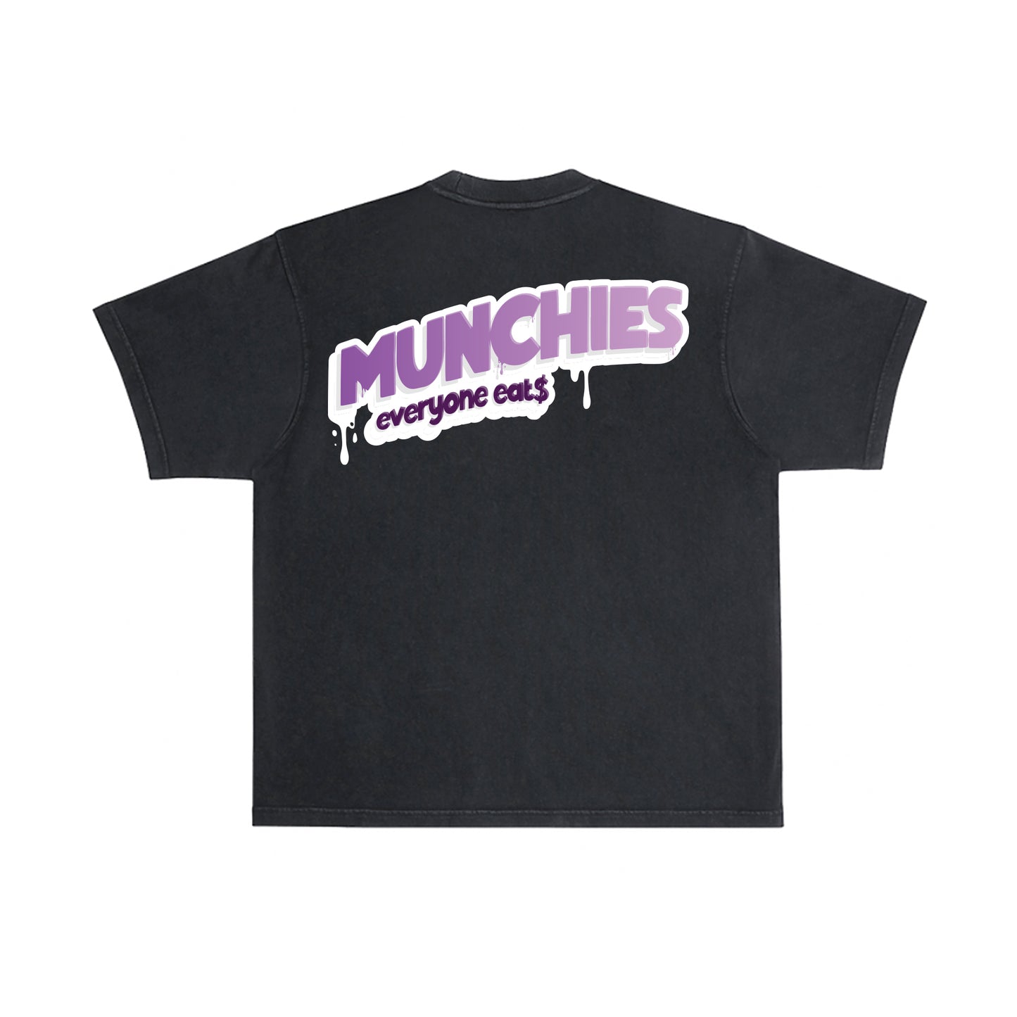 Big Purple Apple Flavor T-Shirt - Black