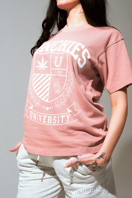 Munchies Logo Shorts - Light Grey - Women