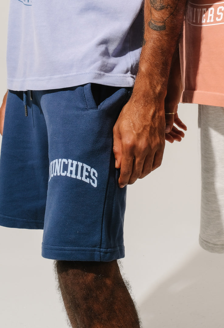 Munchies Logo Shorts - Navy Blue - Men