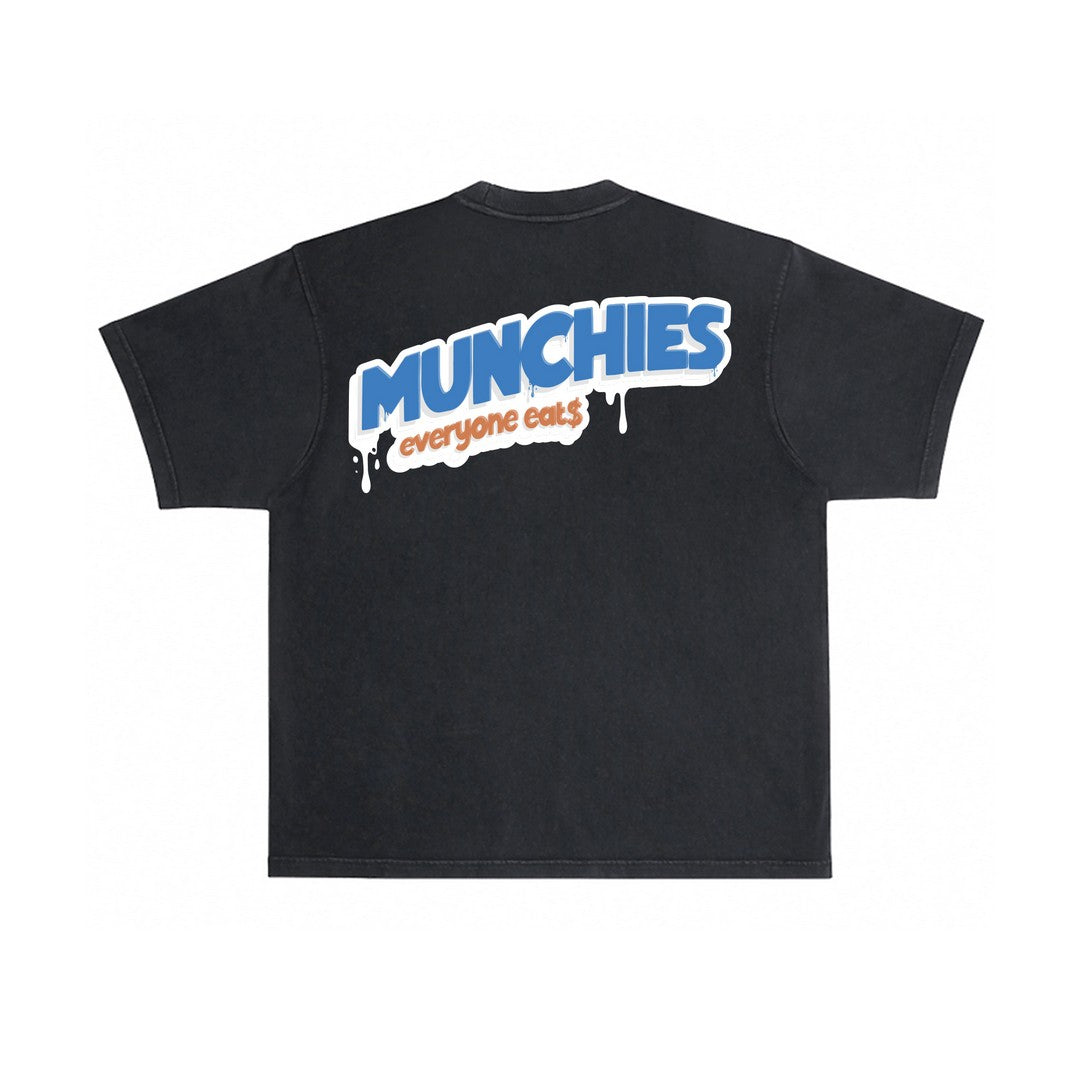 Salted Caramel Marshmallow Flavor T-Shirt - Black