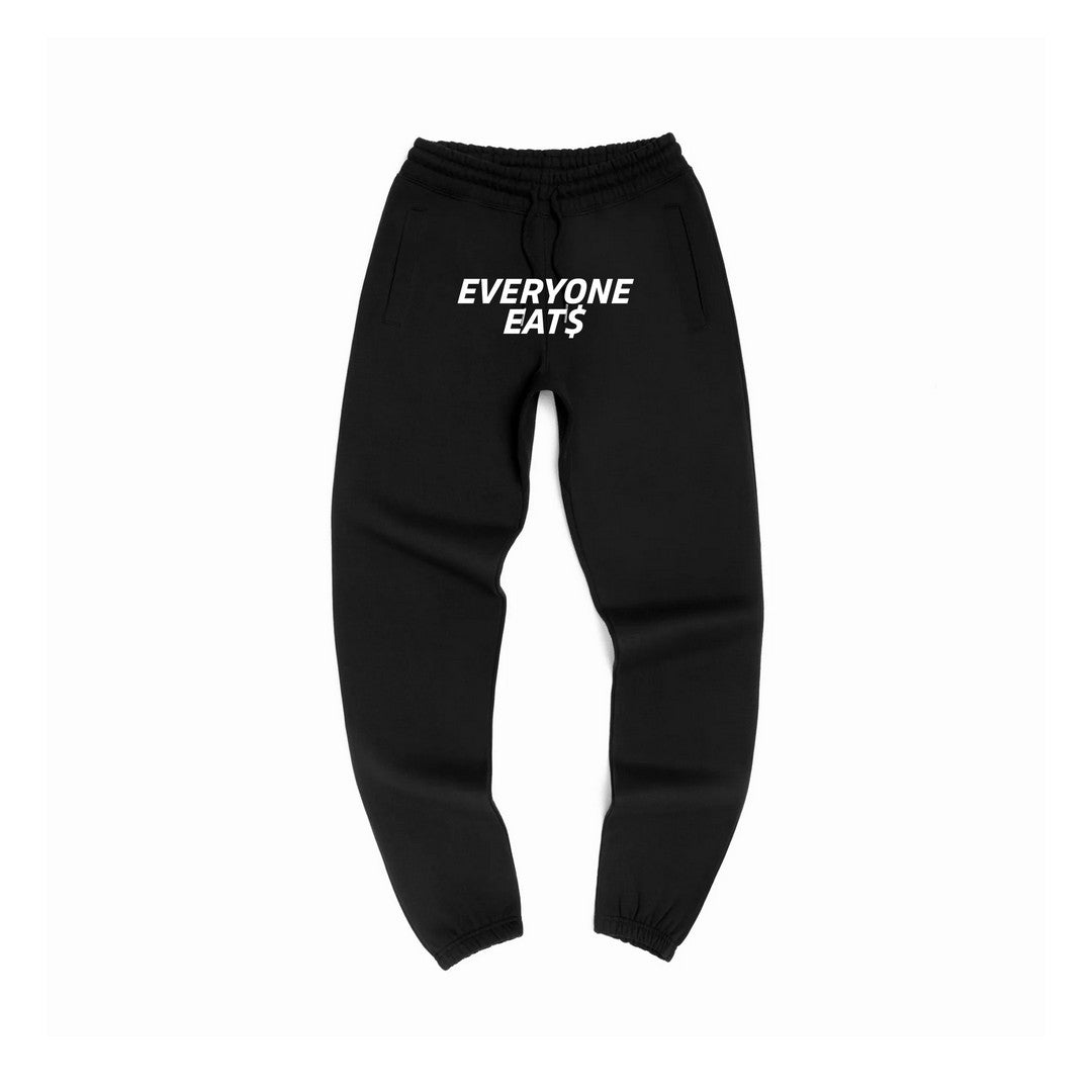 Everyone Eats Sweats - Black with White Logo - Women