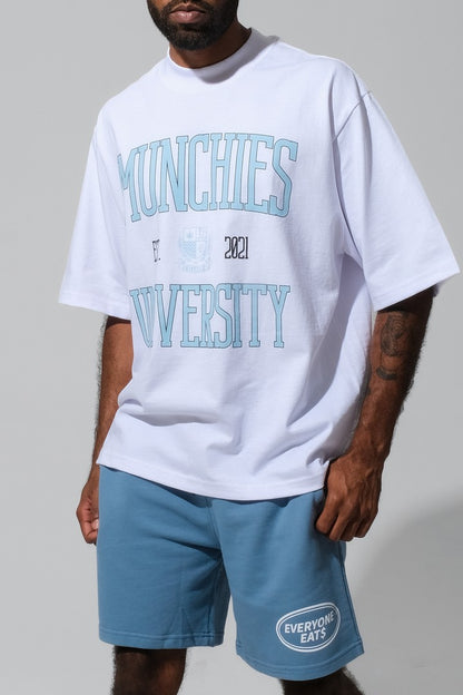 Everyone Eats Shorts - Carolina Blue Logo - Men