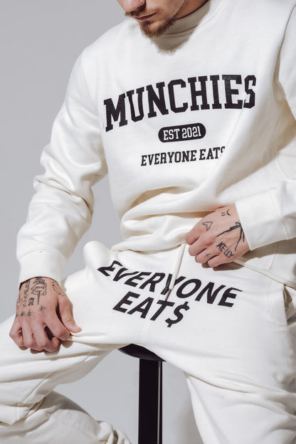 Everyone Eats Sweats - Cream with Black Logo - Men