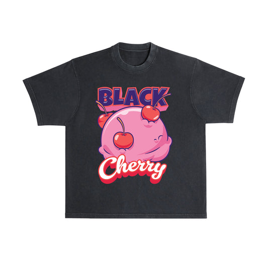 Black Cherry Flavor T-Shirt - Black