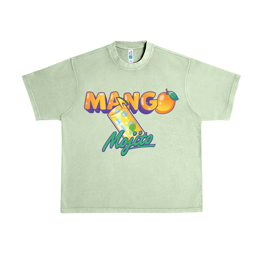 Mango Mojito Flavor T-Shirt - Oil Green