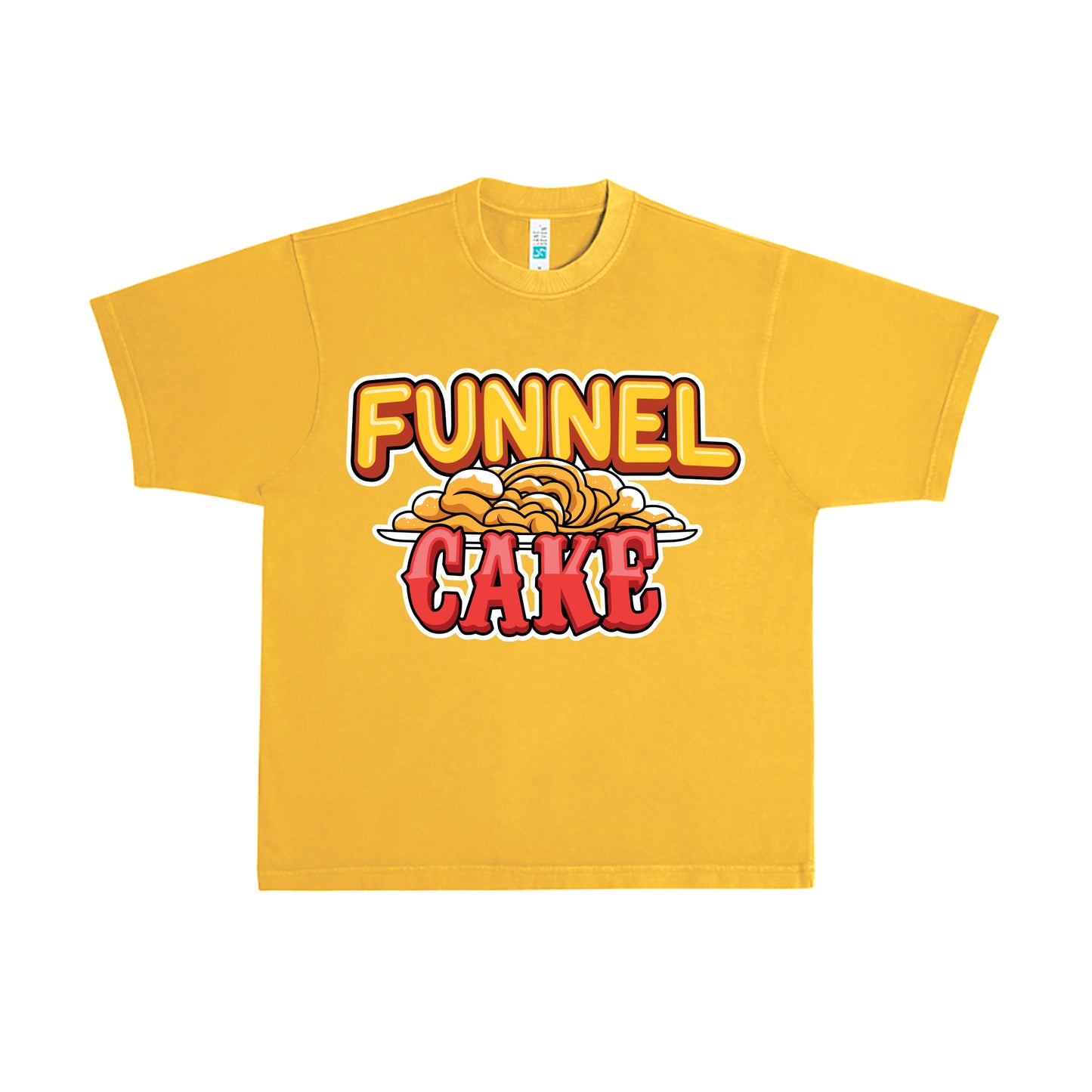 Funnel Cake Flavor T-Shirt - Mustard Yellow