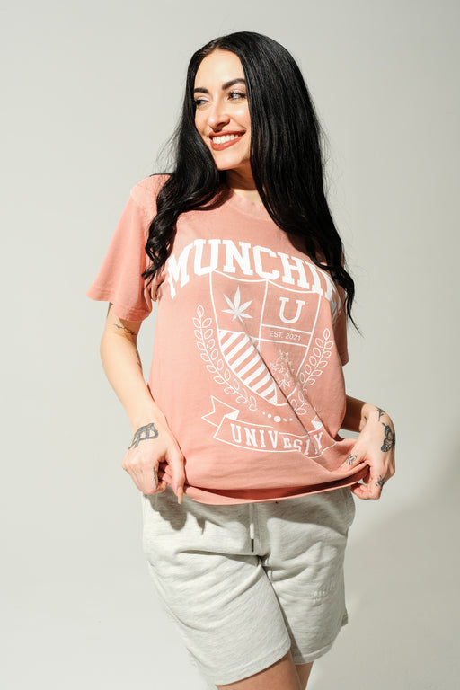 Munchies Logo Shorts - Light Grey - Women