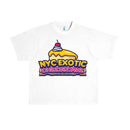 NYC Exotic Cheesecake Flavor T-Shirt - White