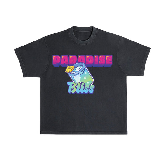 Paradise Bliss Flavor T-Shirt - Black