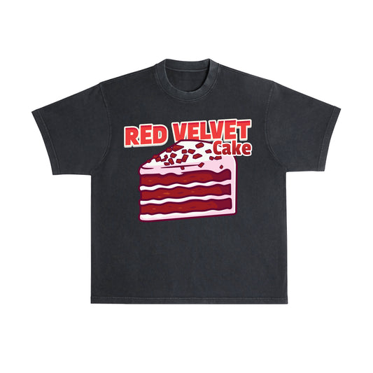 Red Velvet Cake Tee - Black