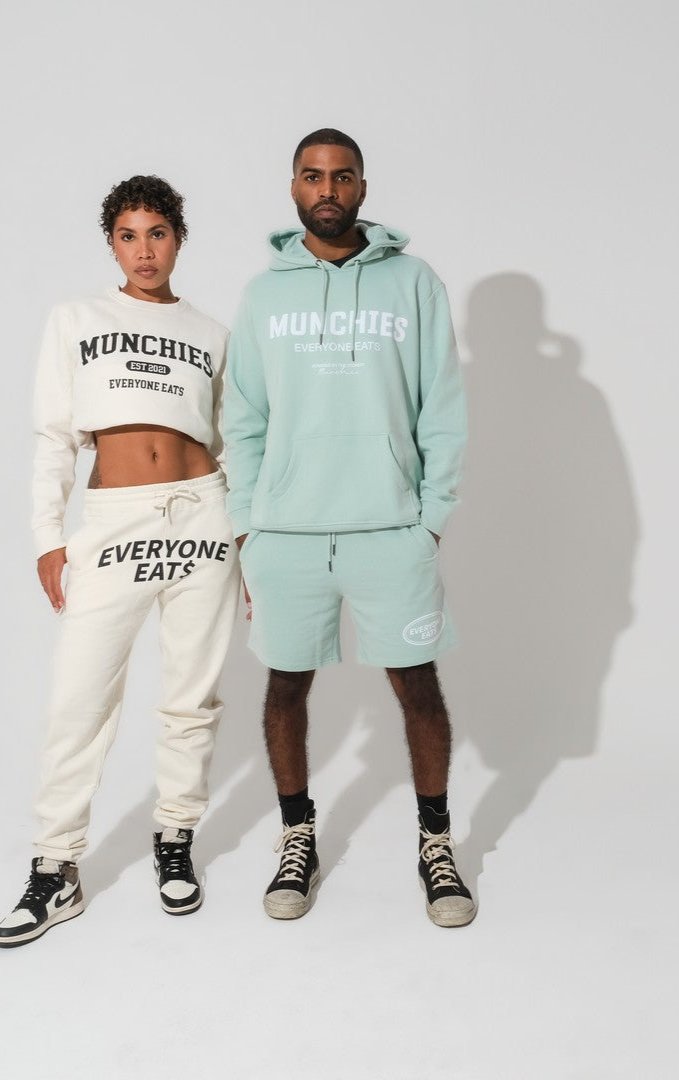 Everyone Eats Shorts - Seafoam Logo - Men