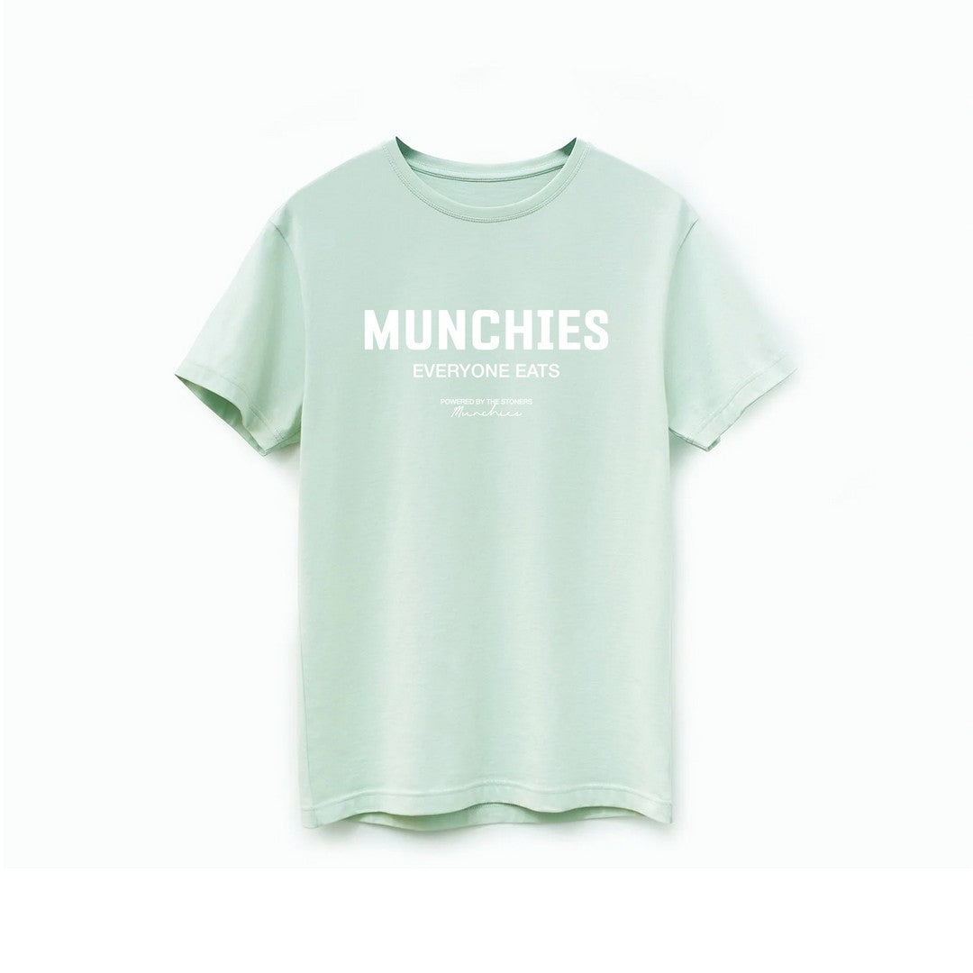 Munchies Everyone Eats T-Shirt - Seafoam / White - Men