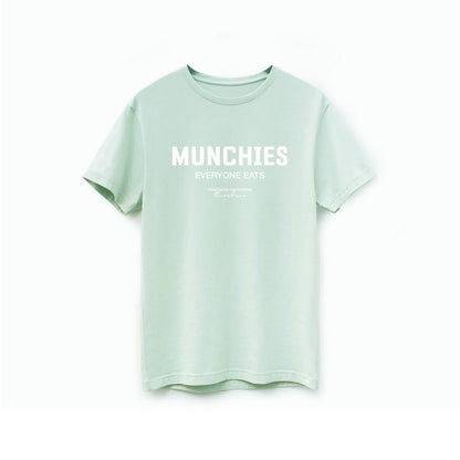 Munchies Everyone Eats T-Shirt - Seafoam / White - Men