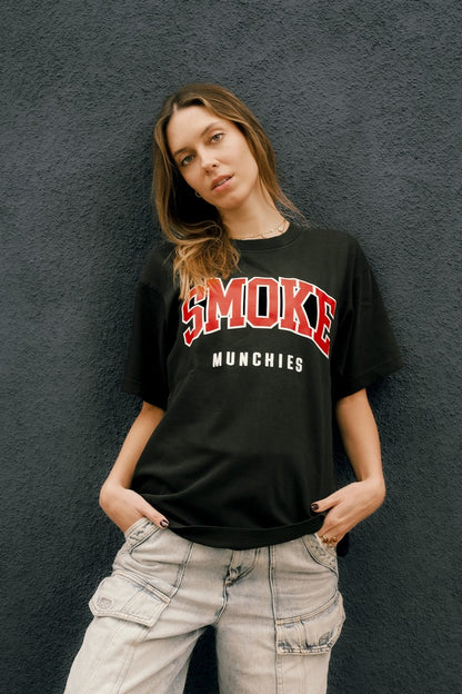 Smoke Munchies T-Shirt - Black - Women