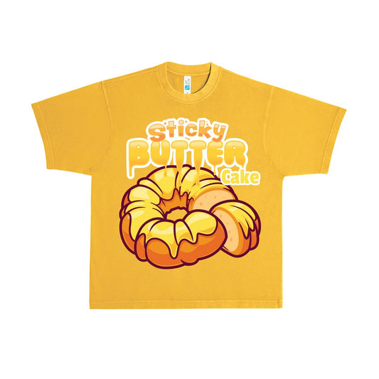 Sticky Butter Cake Tee - Yellow